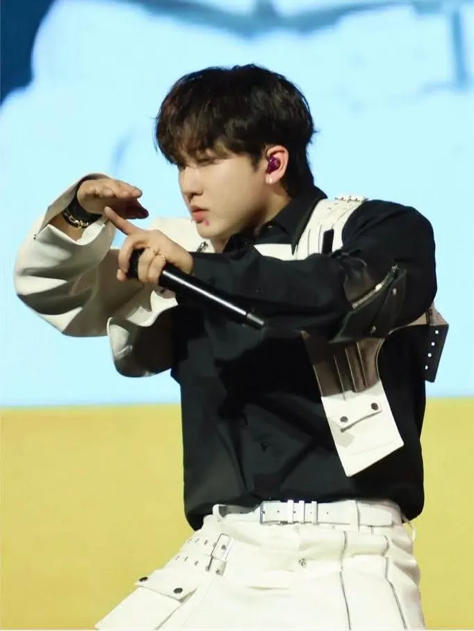 Recent activity shot of Changbin (Stray Kids)