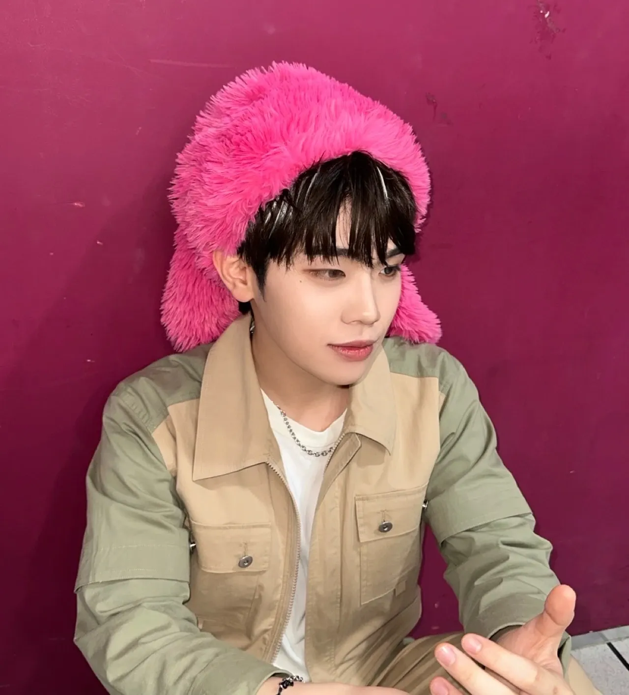 Recent activity shot of Kim Taerae (ZEROBASEONE)