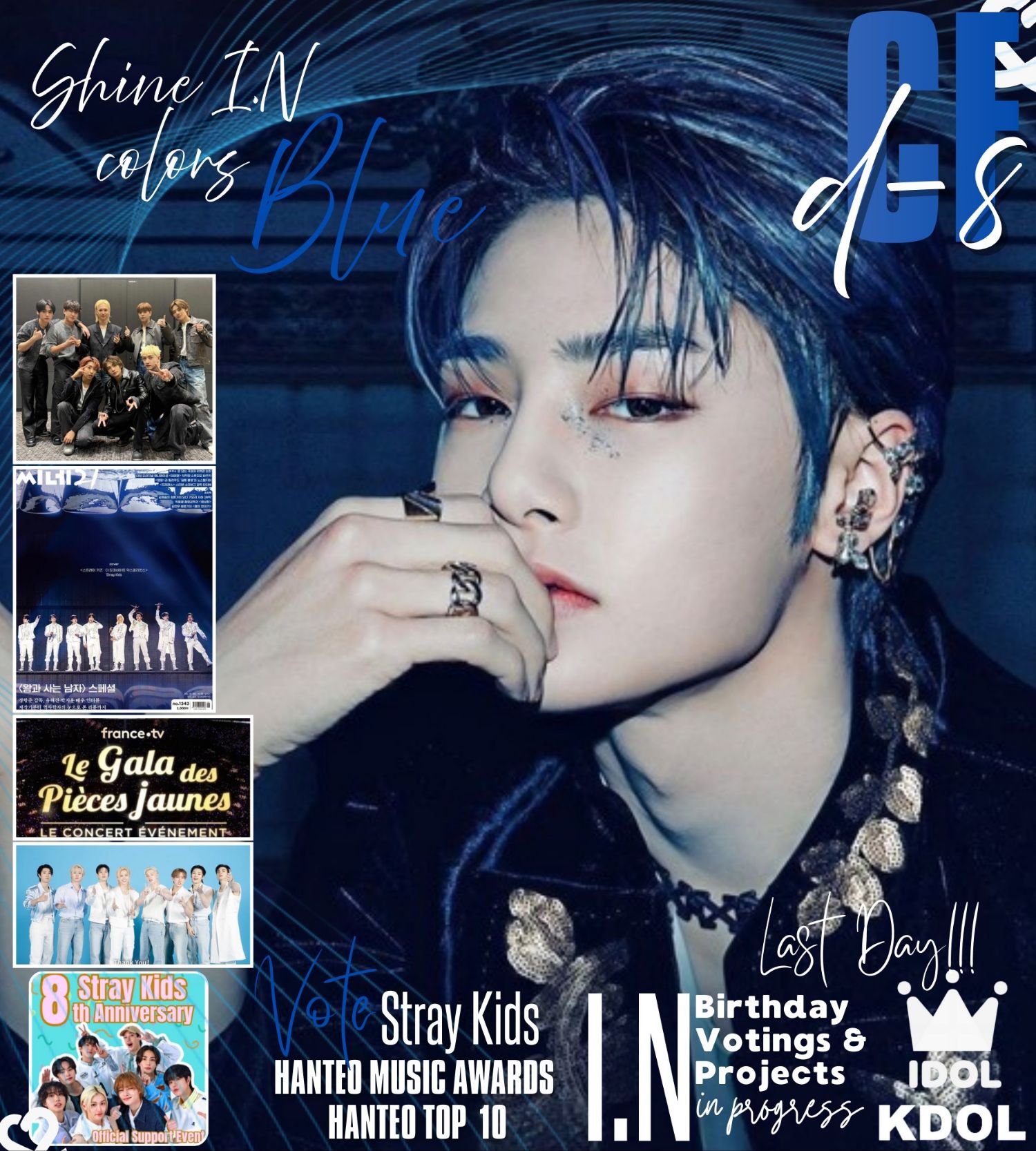 A moment captured by I.N (Stray Kids)'s fan