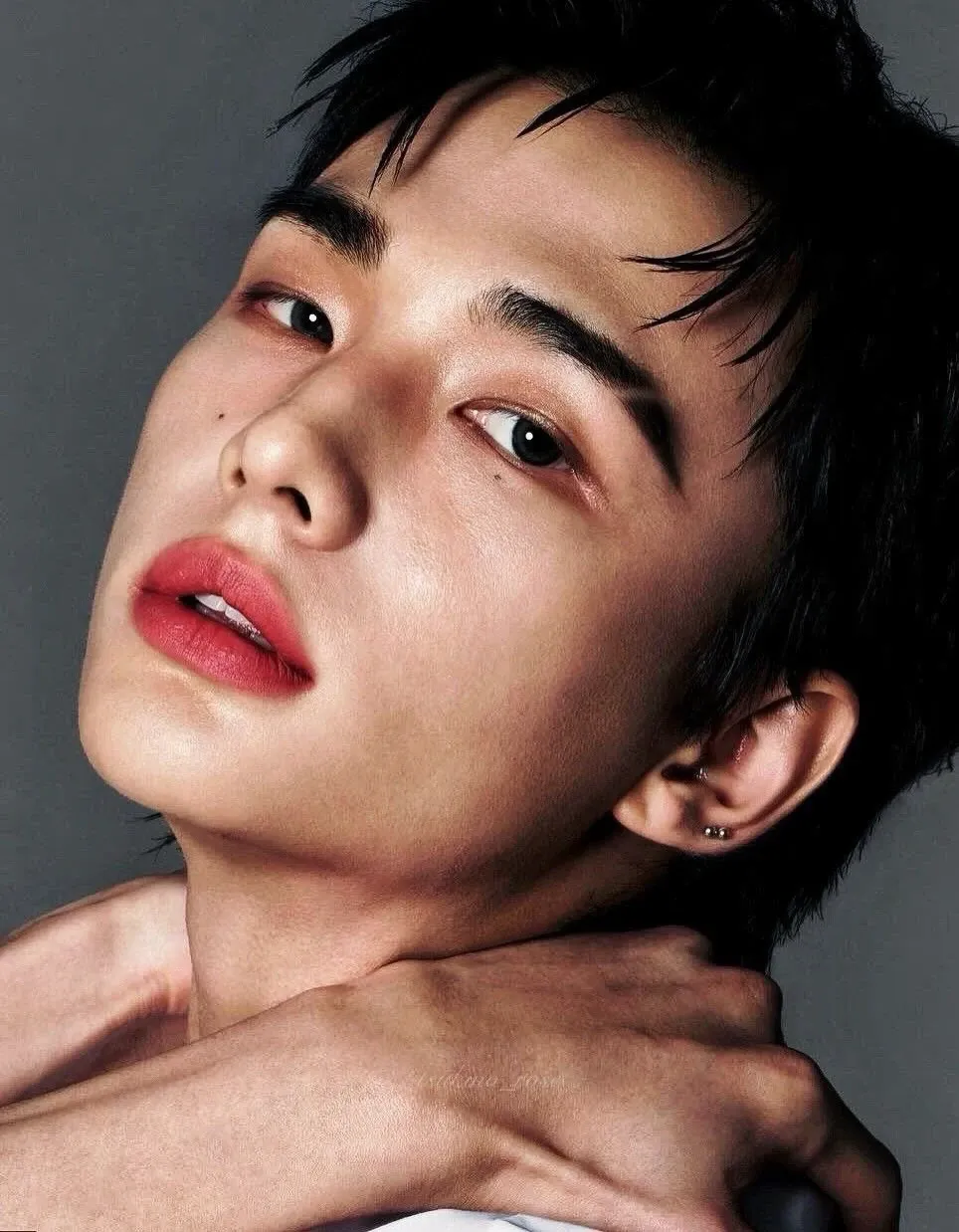 A moment captured by Hyunjin (Stray Kids)'s fan