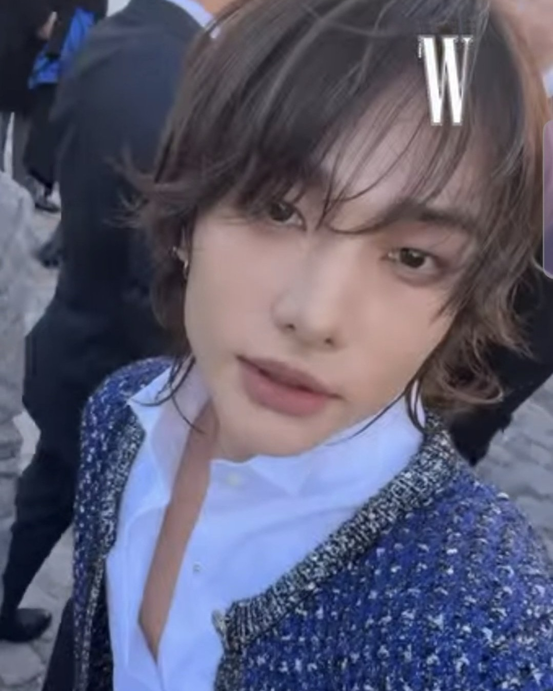 Recent activity shot of Hyunjin (Stray Kids)