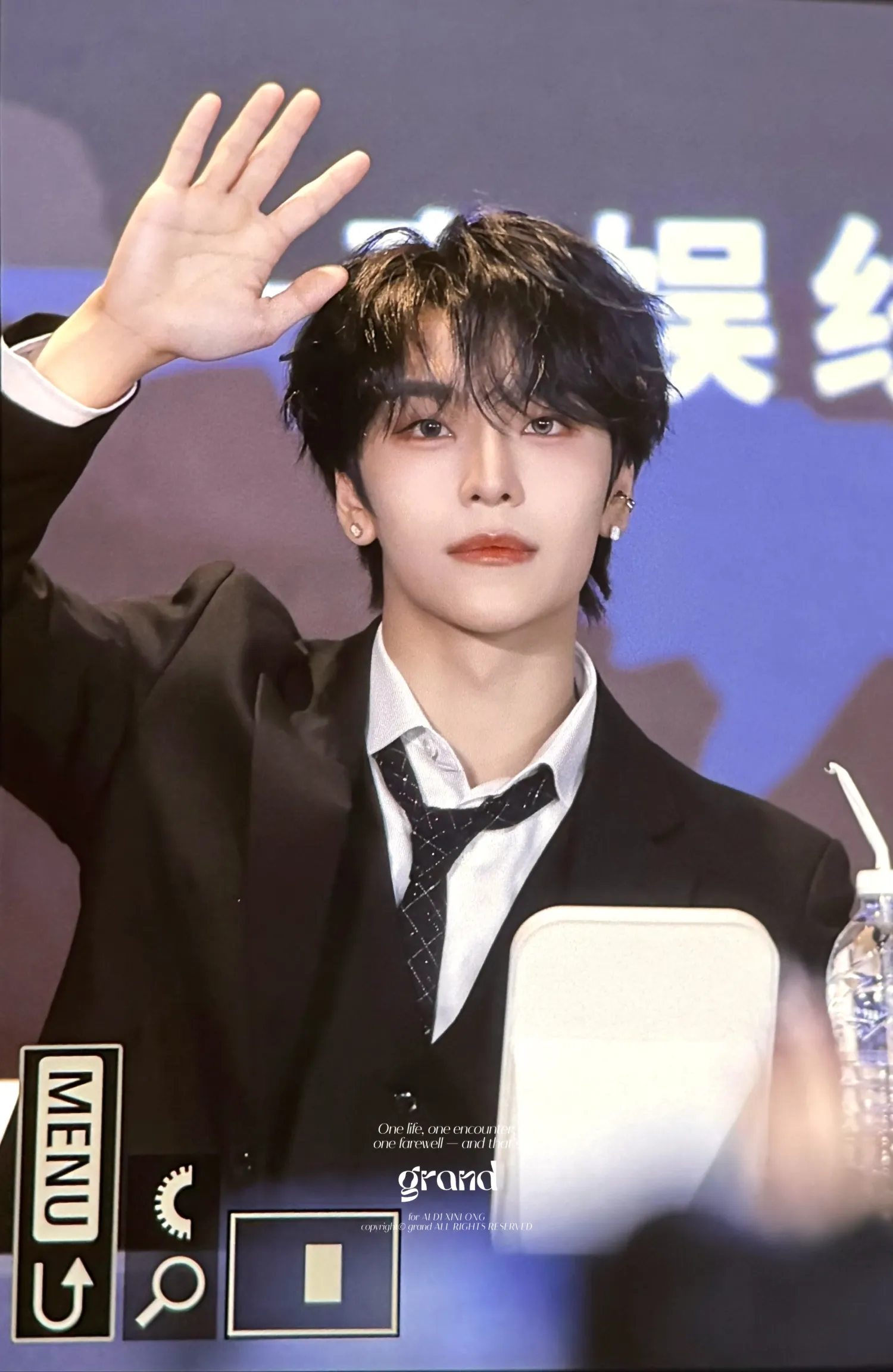 Recent activity shot of He Xinlong (ALPHA DRIVE ONE)