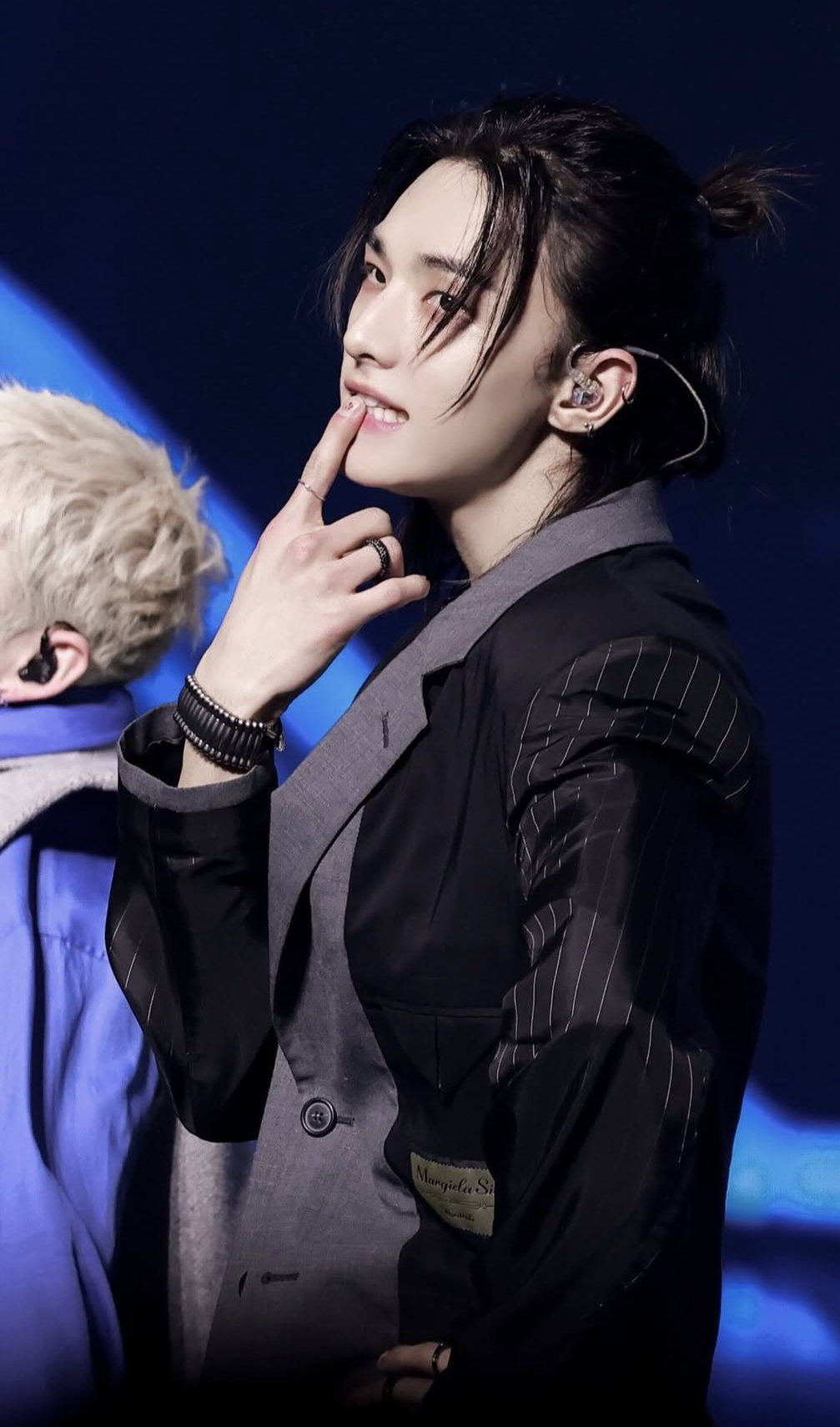 A moment captured by Hyunjin (Stray Kids)'s fan