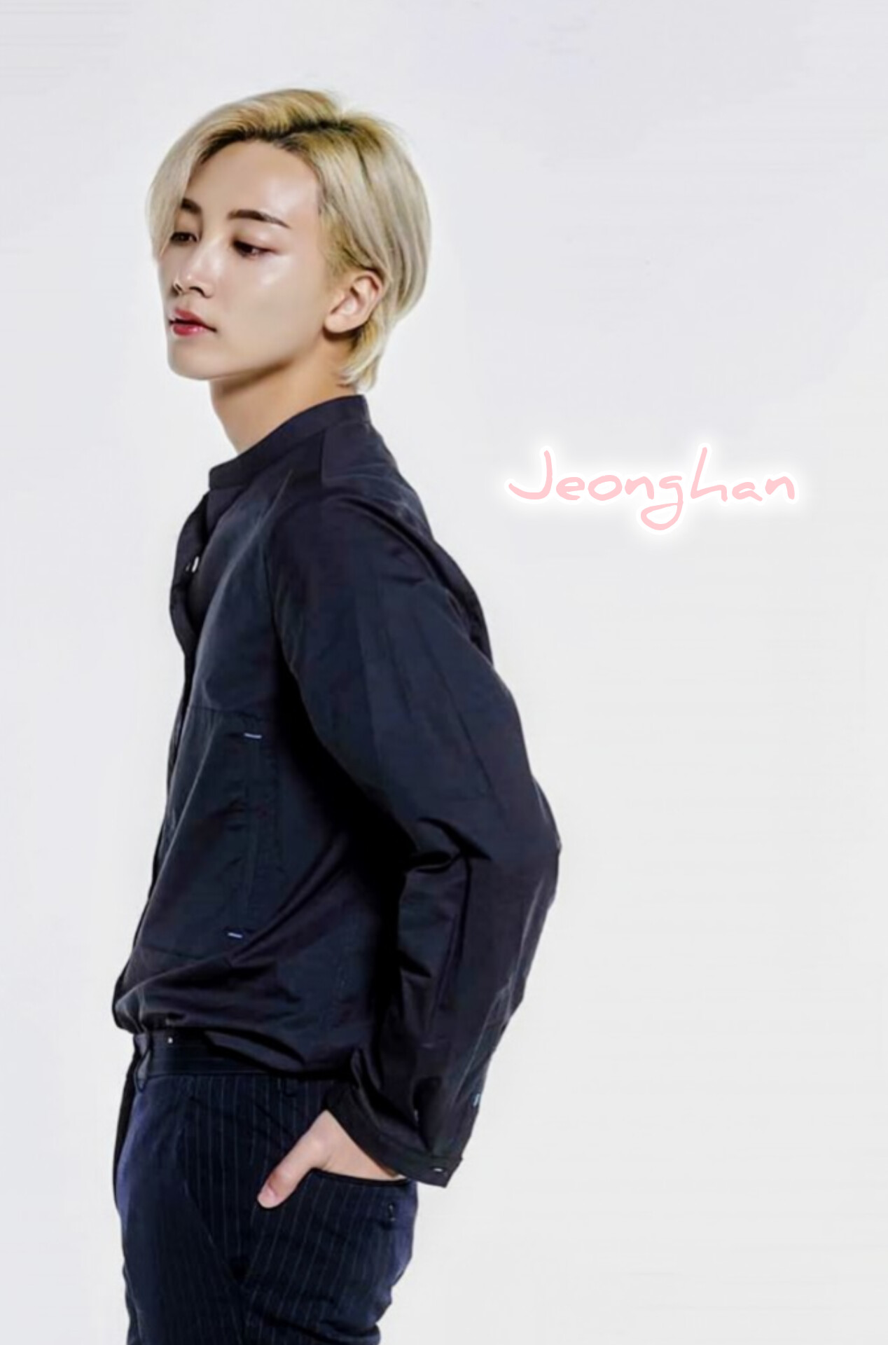 A moment captured by Jeonghan (SEVENTEEN)'s fan