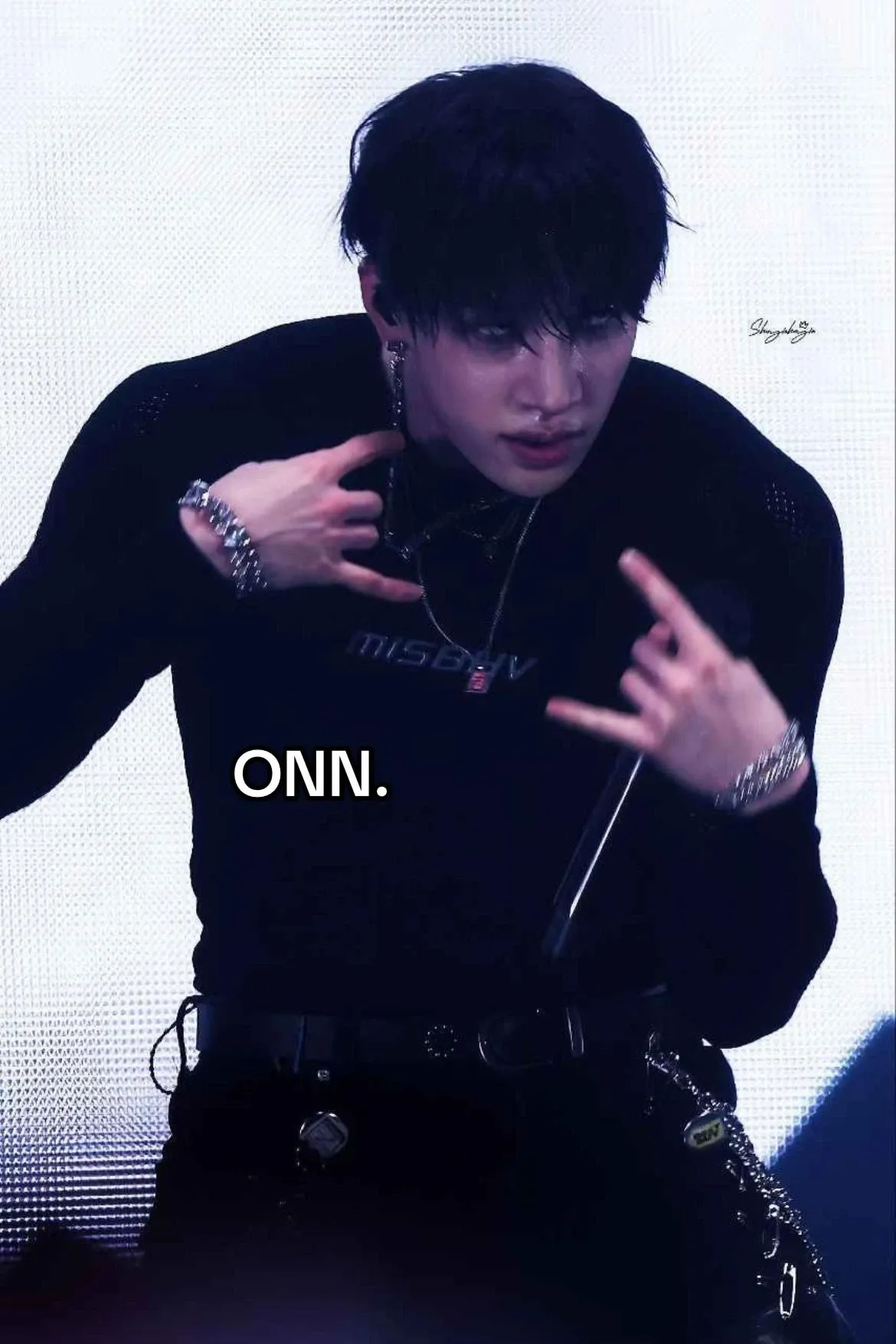 A moment captured by Bang Chan (Stray Kids)'s fan