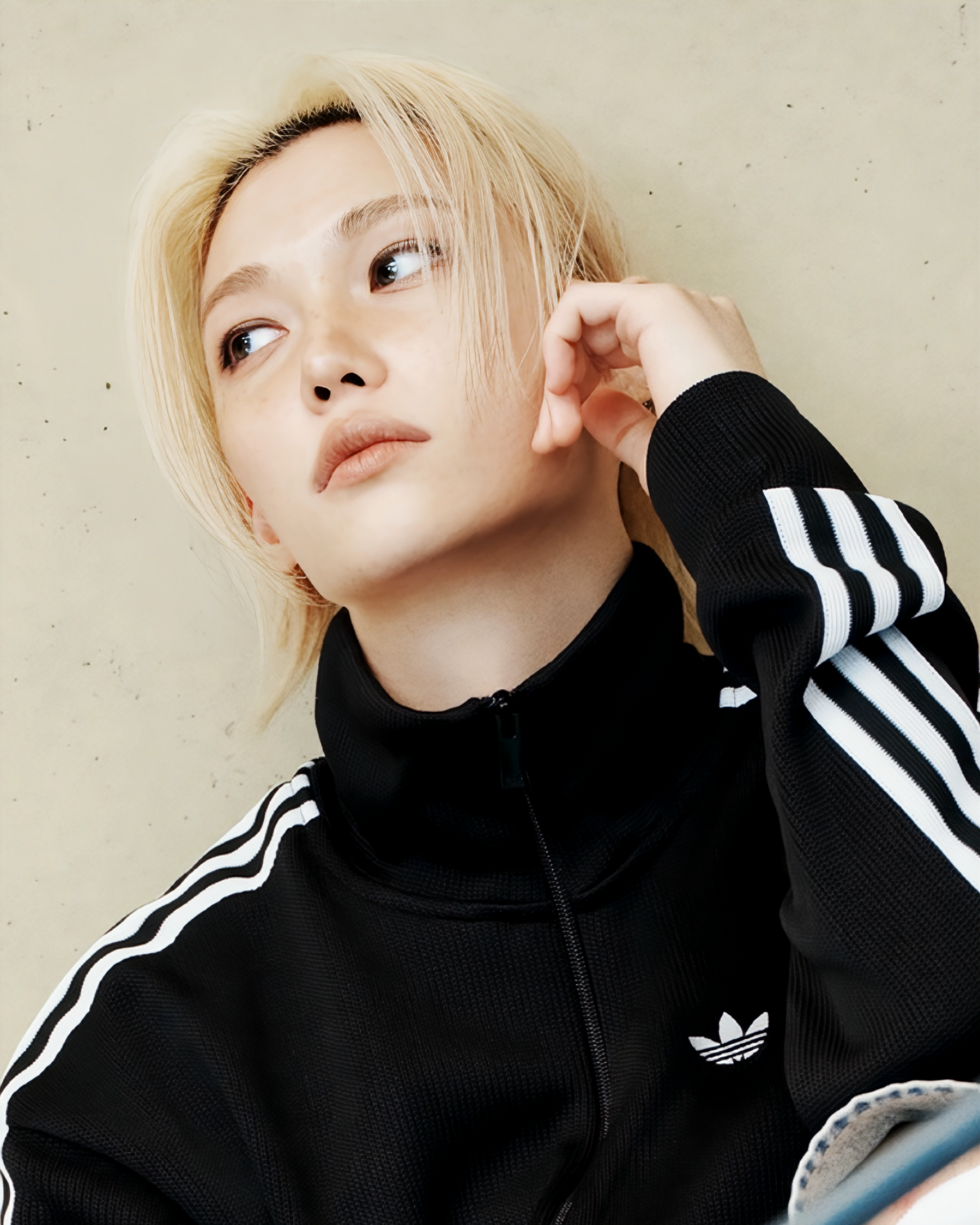 A moment captured by Felix (Stray Kids)'s fan