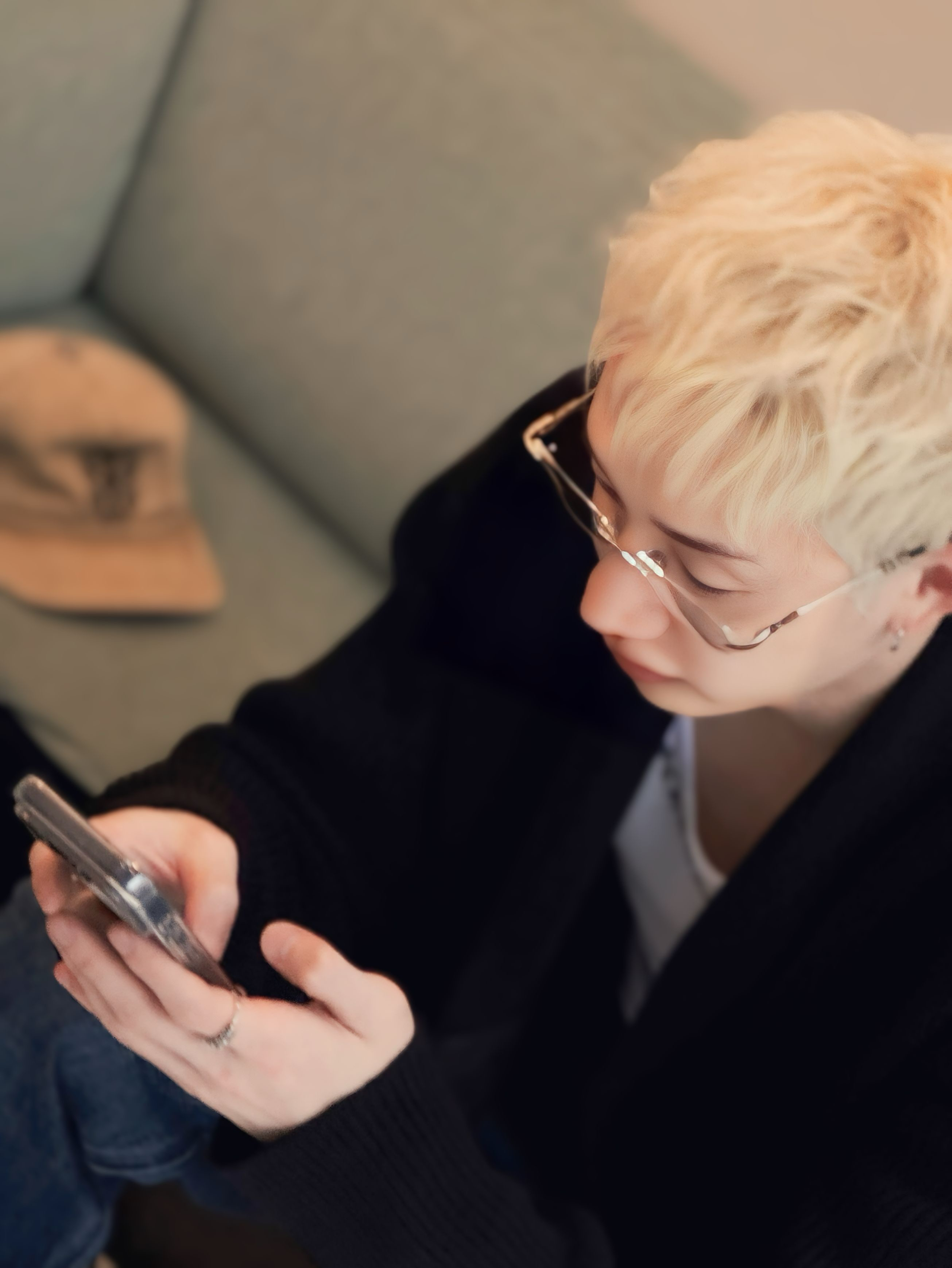 Recent activity shot of Bang Chan (Stray Kids)