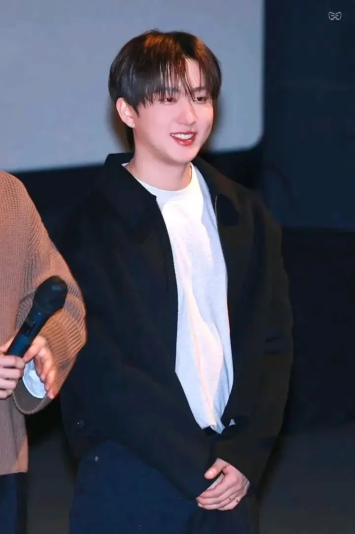 Recent activity shot of Changbin (Stray Kids)
