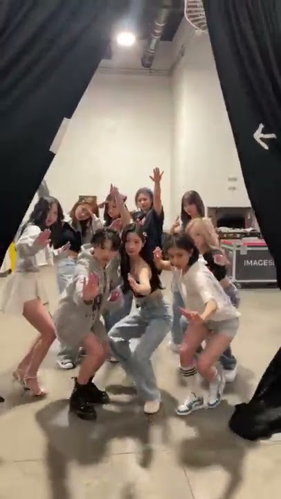Behind-the-scenes cut of Momo (TWICE)