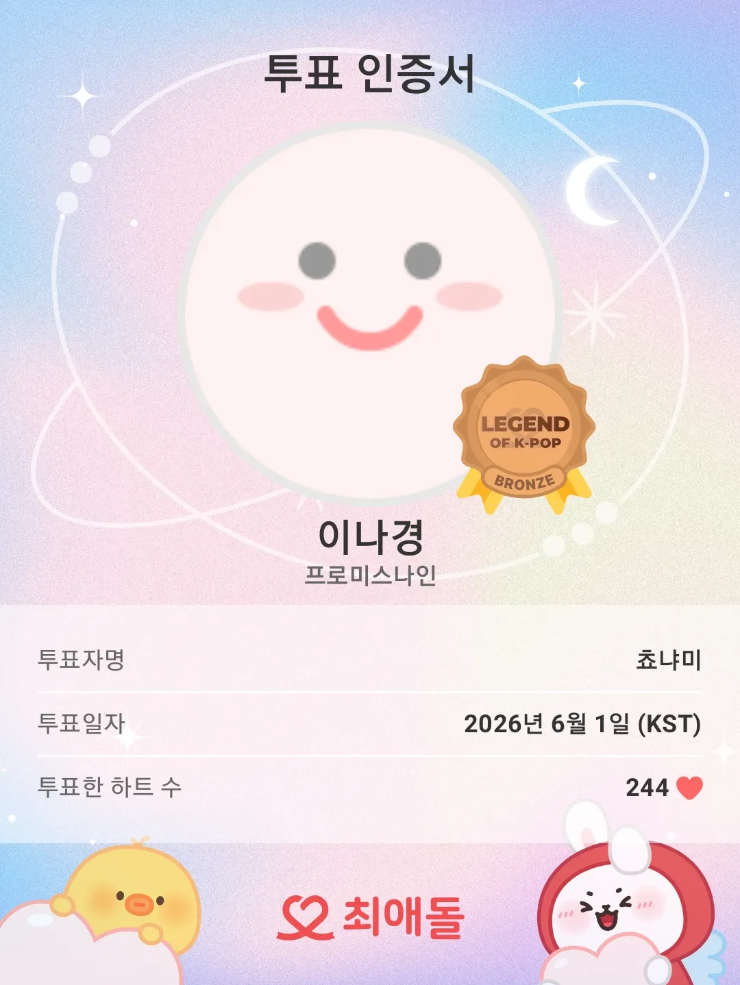 Latest photo of Lee Nagyung (fromis_9)