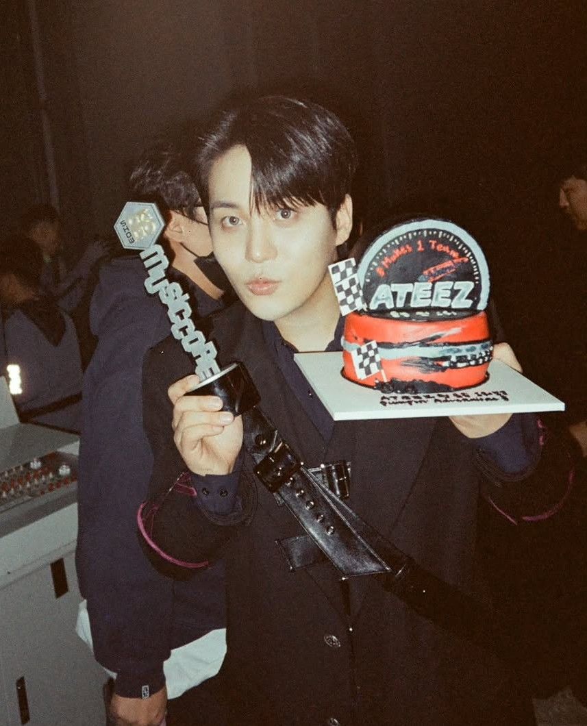 Recent activity shot of Jongho (ATEEZ)