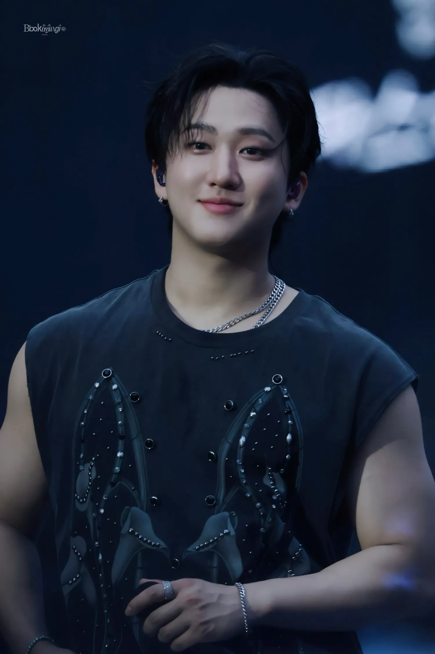 Recent activity shot of Changbin (Stray Kids)