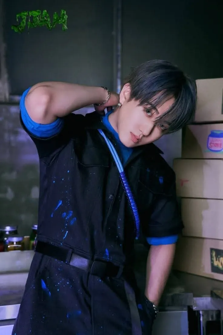 Recent activity shot of Changbin (Stray Kids)
