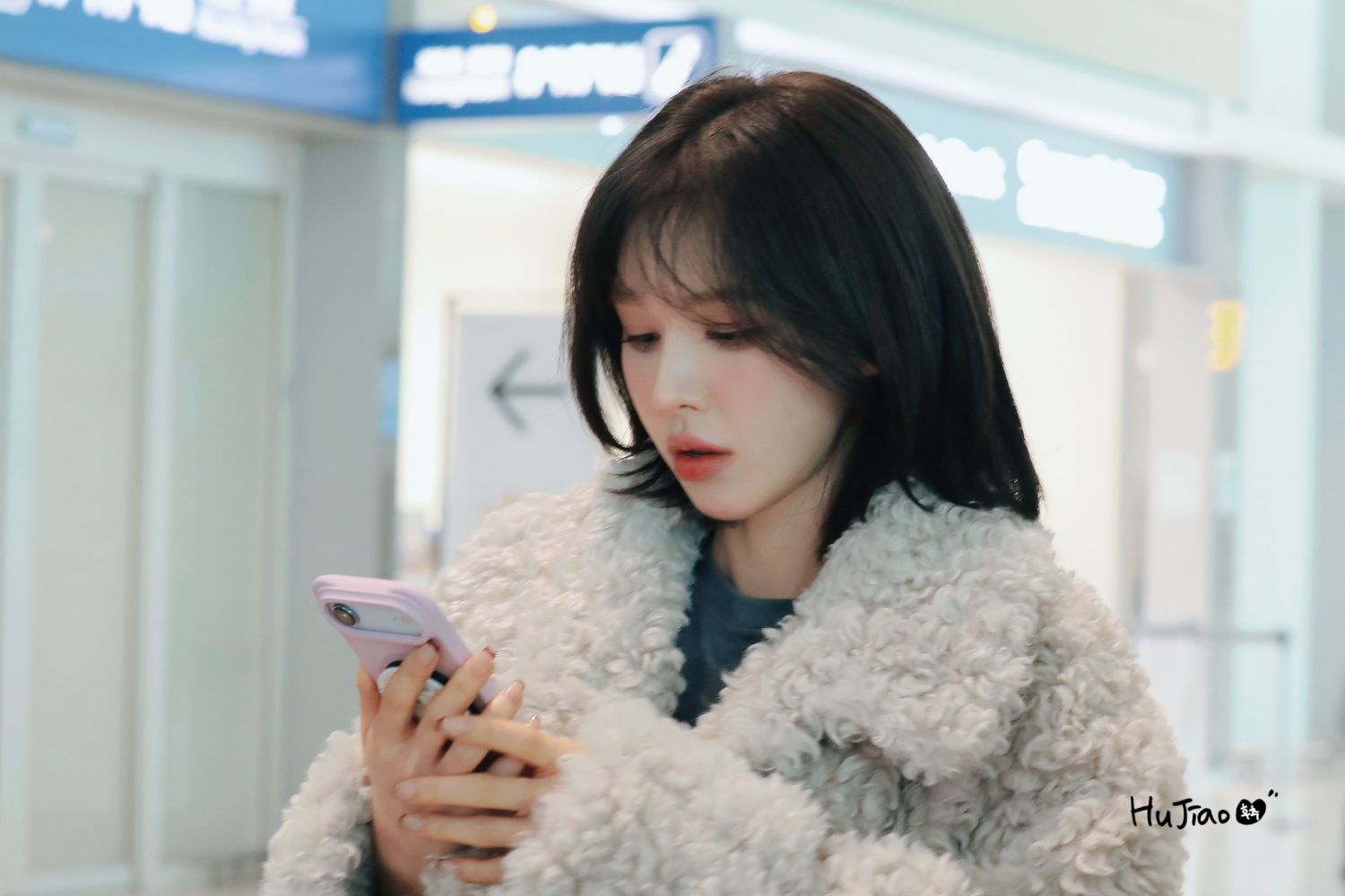 A moment captured by Wendy (Red Velvet)'s fan