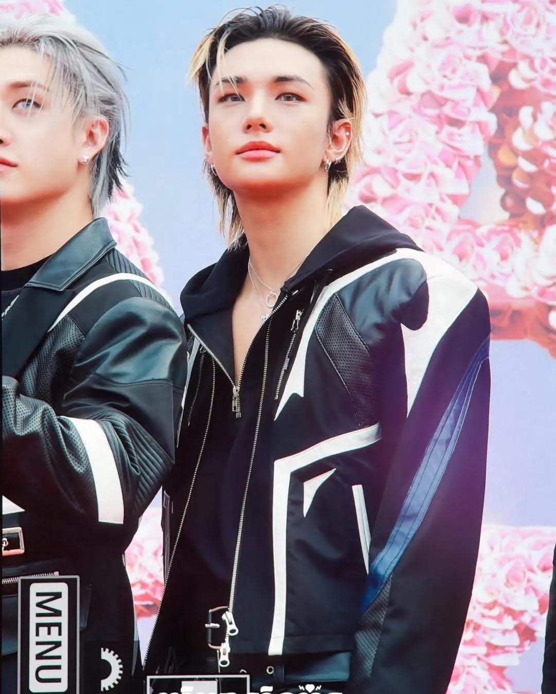 A moment captured by Hyunjin (Stray Kids)'s fan