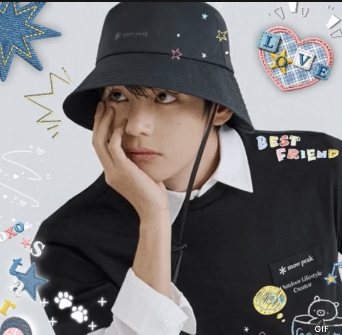 Momen yang diabadikan oleh penggemar V (BTS)