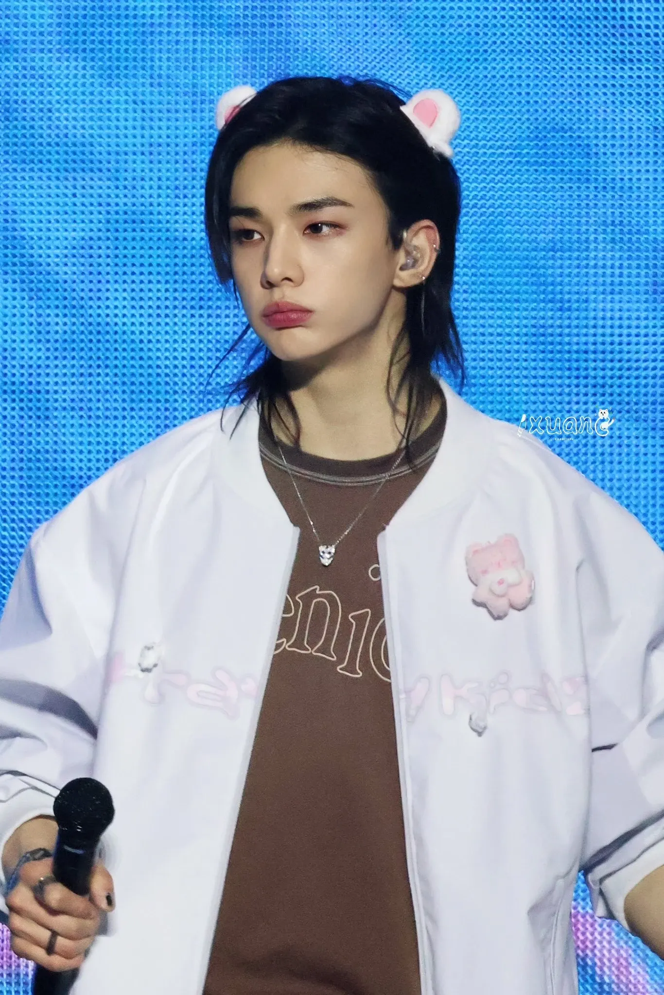 Recent activity shot of Hyunjin (Stray Kids)