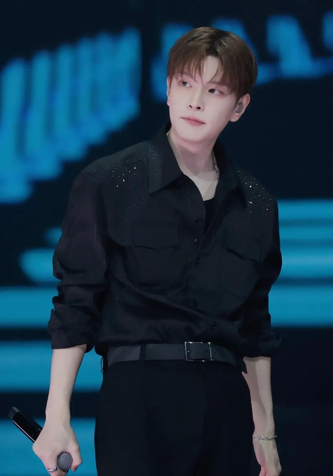 Momen yang diabadikan oleh penggemar Seungmin (Stray Kids)