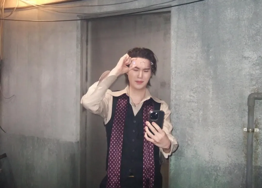 A moment captured by SUGA (BTS)'s fan