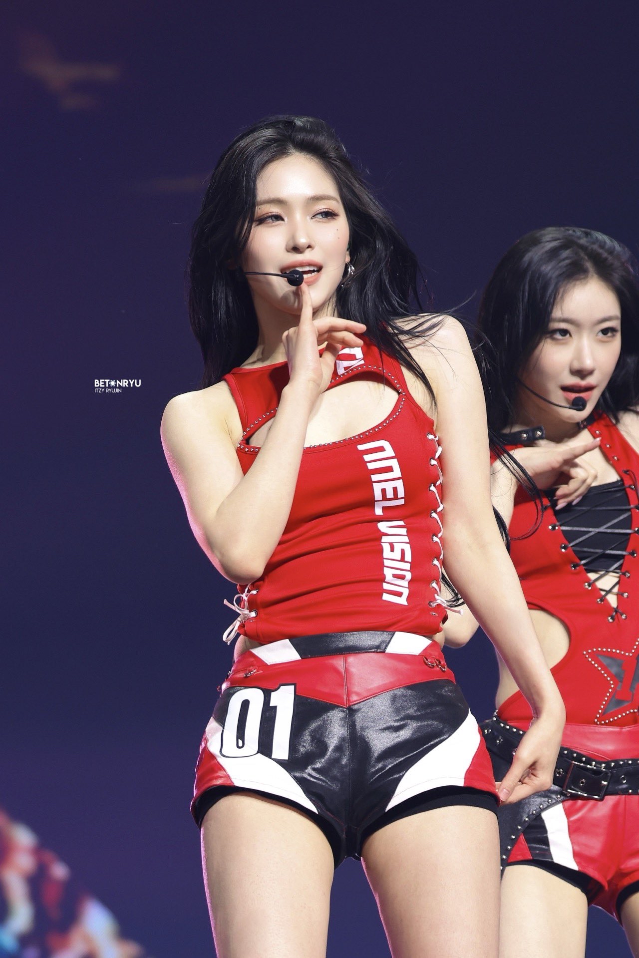 A moment captured by Ryujin (ITZY)'s fan