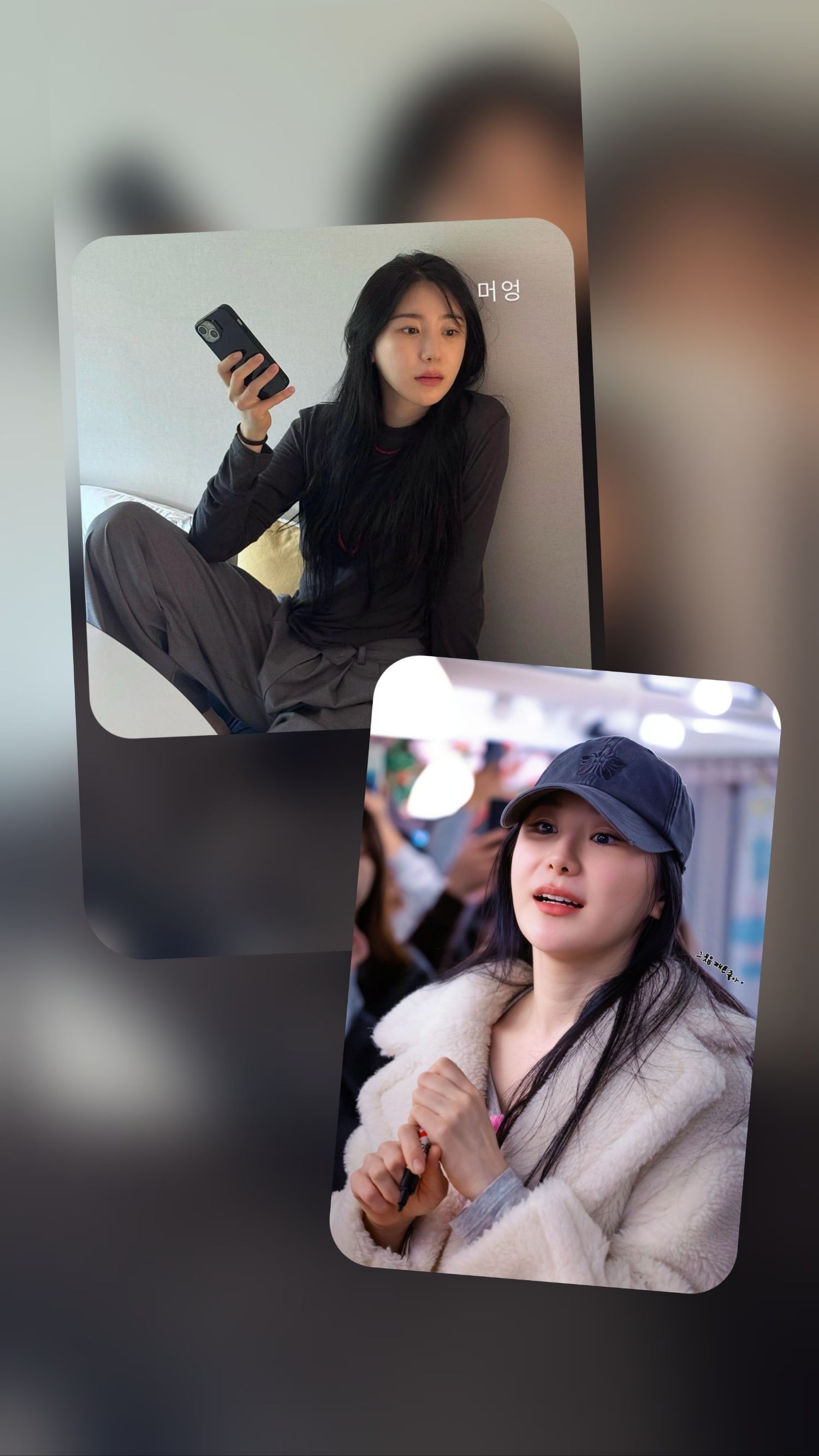 이채연의 비하인드 컷