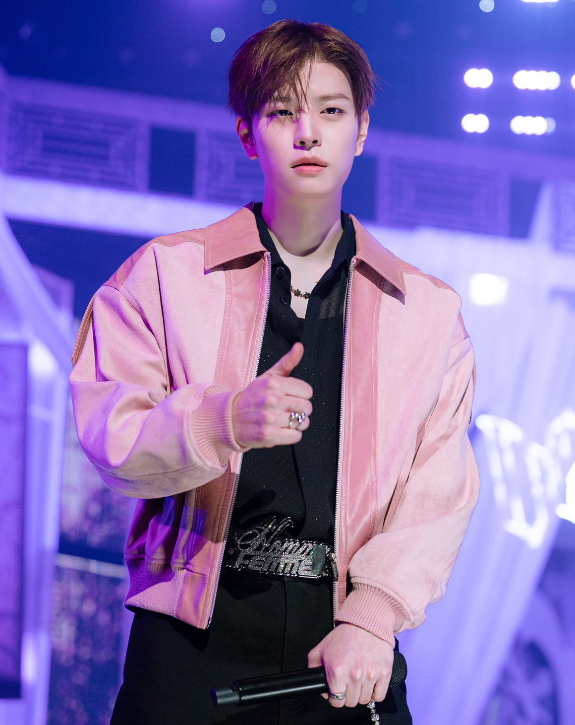 A moment captured by Seungmin (Stray Kids)'s fan