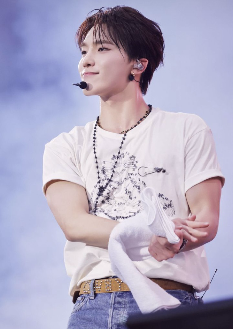 Recent activity shot of Dino (SEVENTEEN)