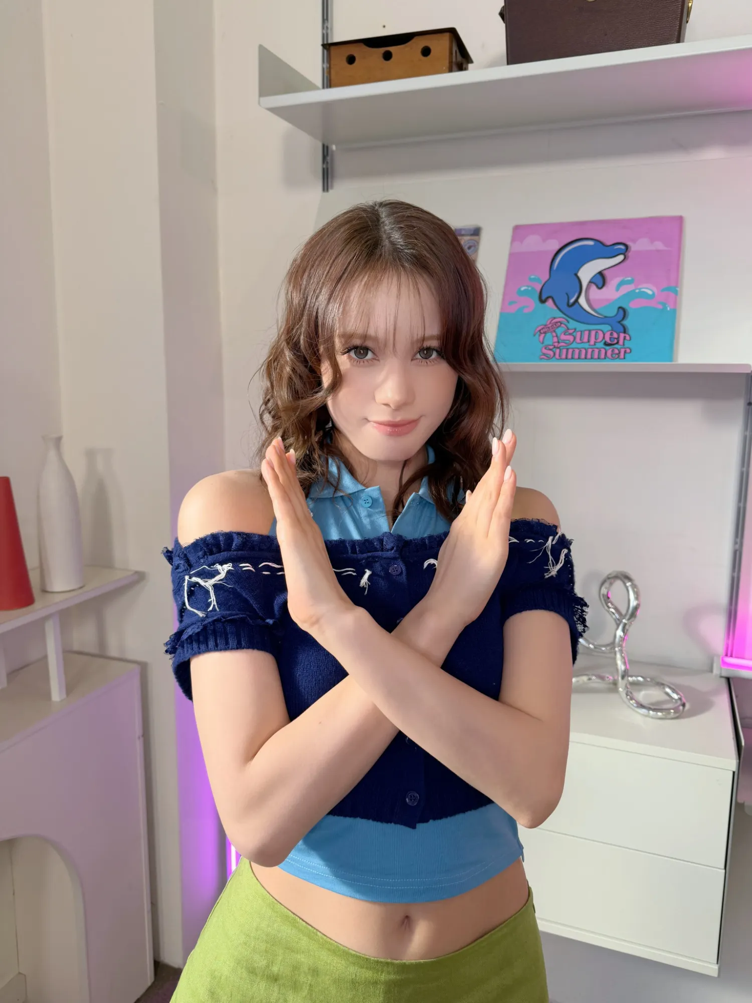 Behind-the-scenes cut of Nina (NiziU)