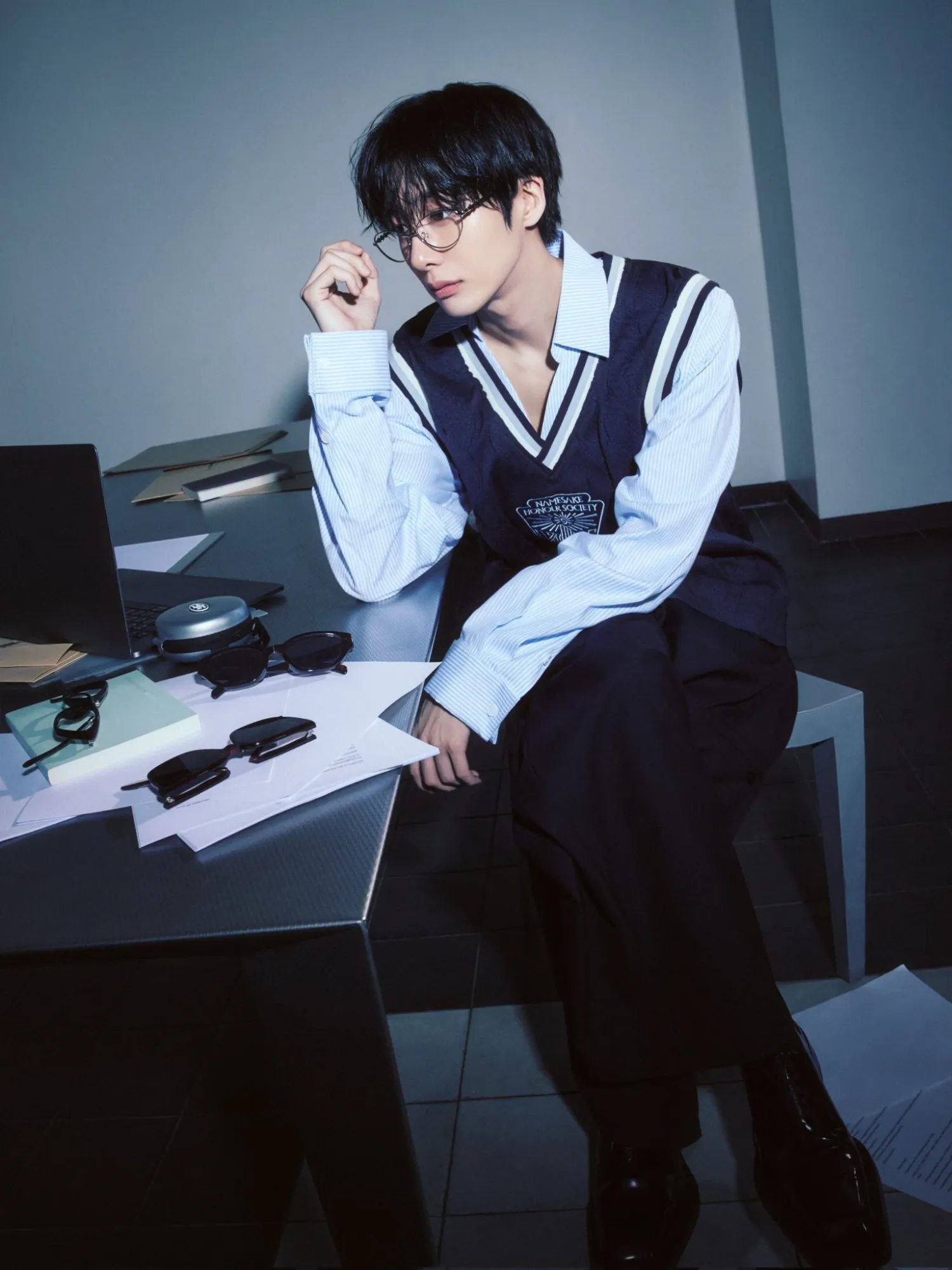 Recent activity shot of Hyungwon (MONSTA X)