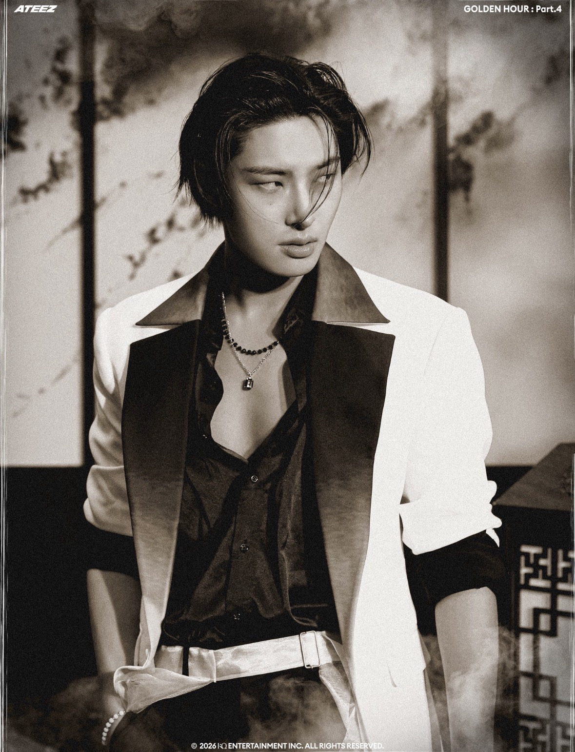 Recent activity shot of Mingi (ATEEZ)