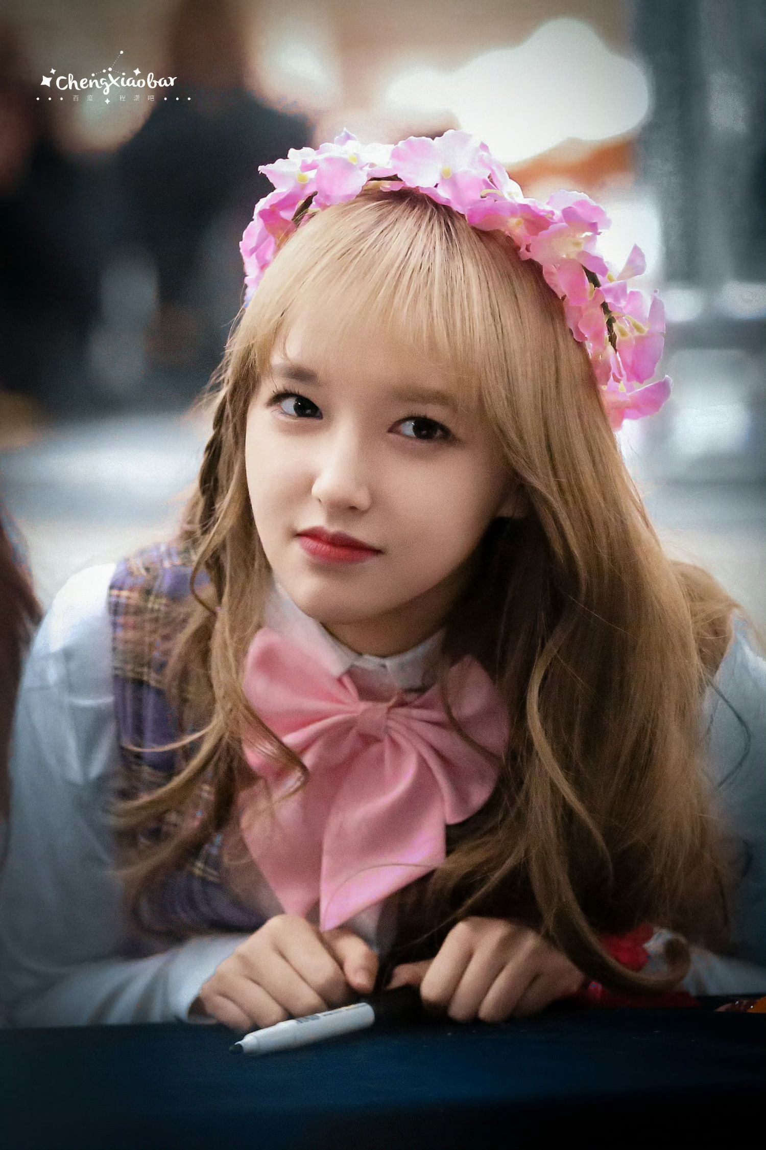 程潇粉丝拍下的瞬间