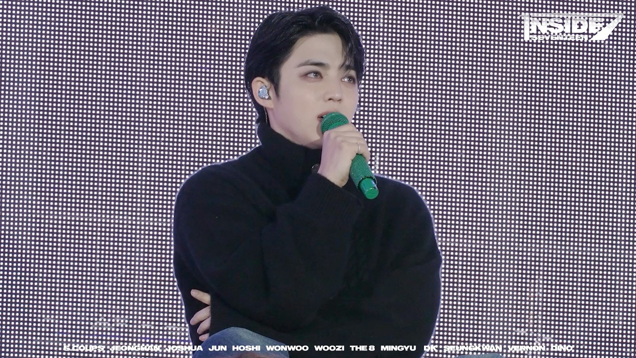 A moment captured by Joshua (SEVENTEEN)'s fan