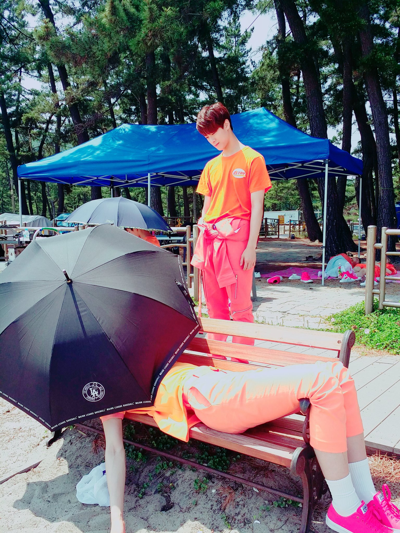 文彬 (ASTRO)粉絲拍下的瞬間