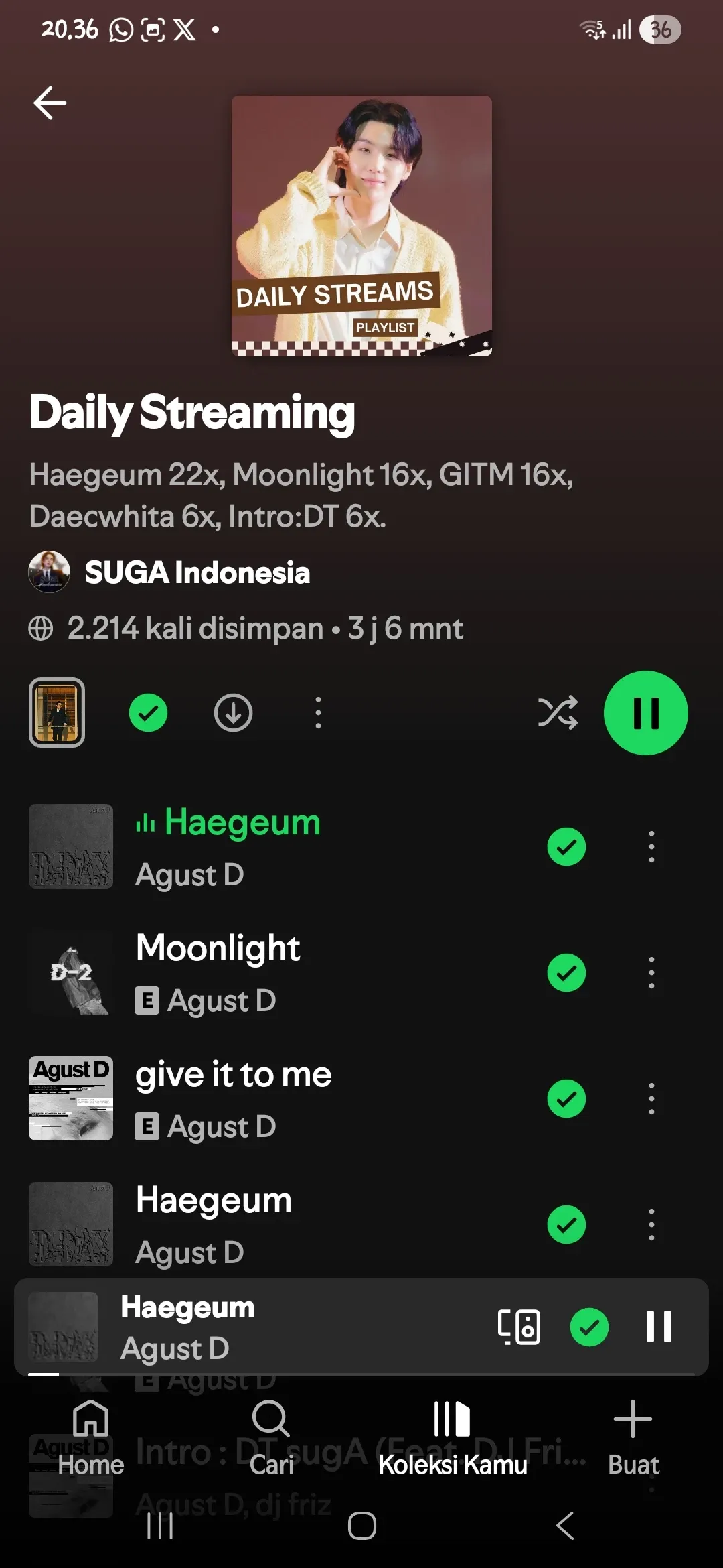 Fandom-recommended wallpaper image of SUGA (BTS)