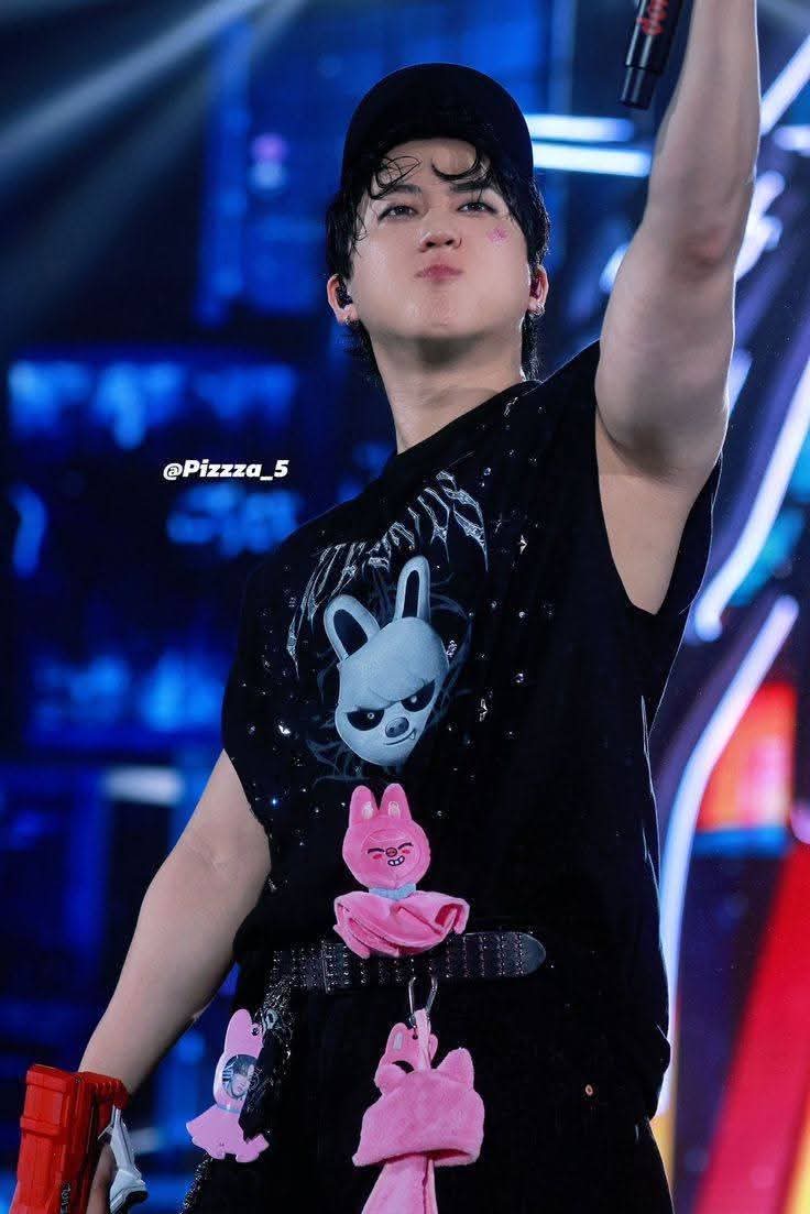 Recent activity shot of Changbin (Stray Kids)