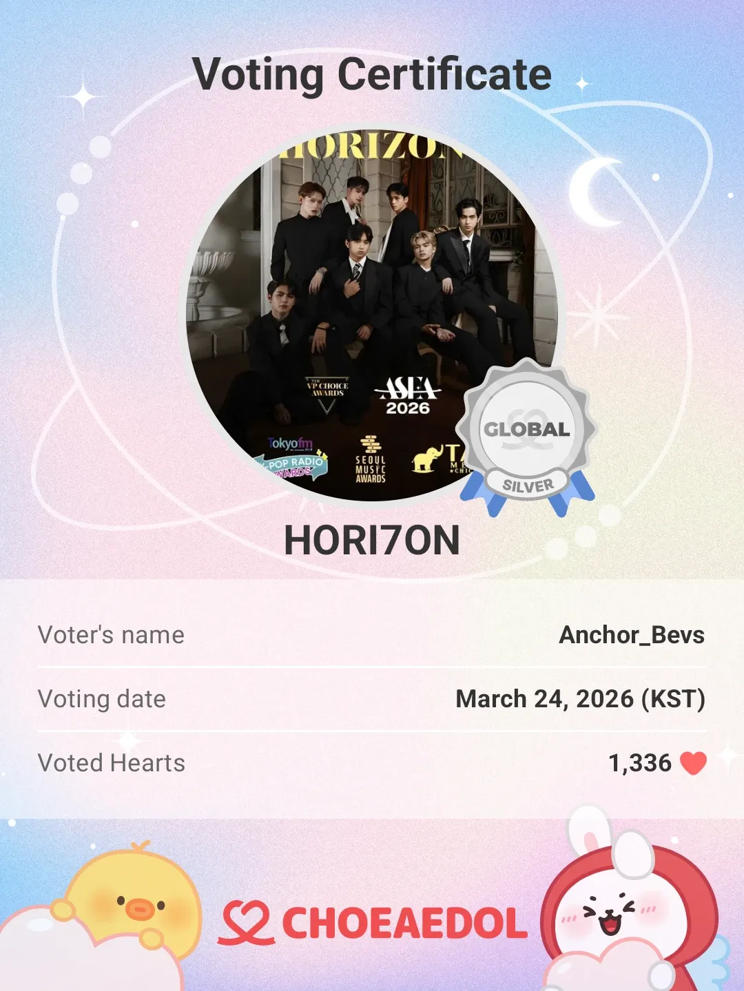 Behind-the-scenes cut of HORI7ON