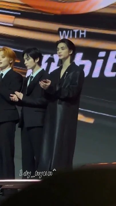 A moment captured by Hyunjin (Stray Kids)'s fan