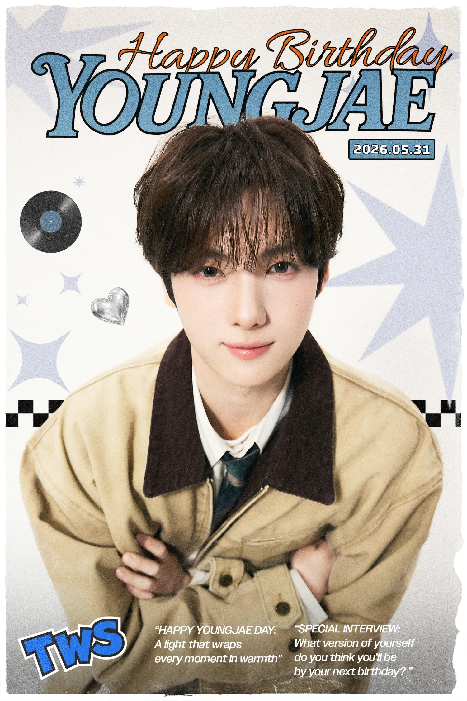 Recent activity shot of Youngjae (TWS)