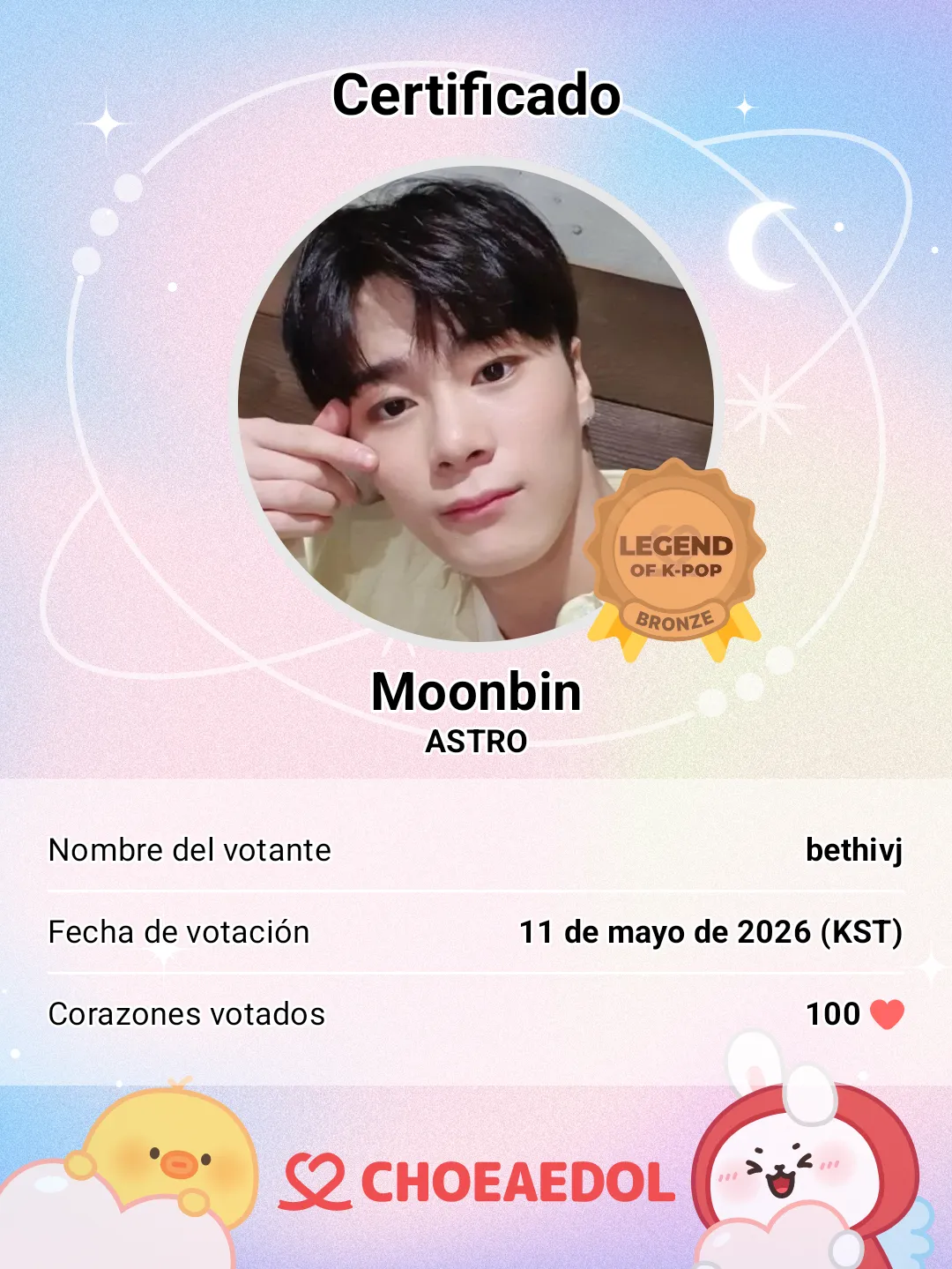 Behind-the-scenes cut of Moonbin (ASTRO)