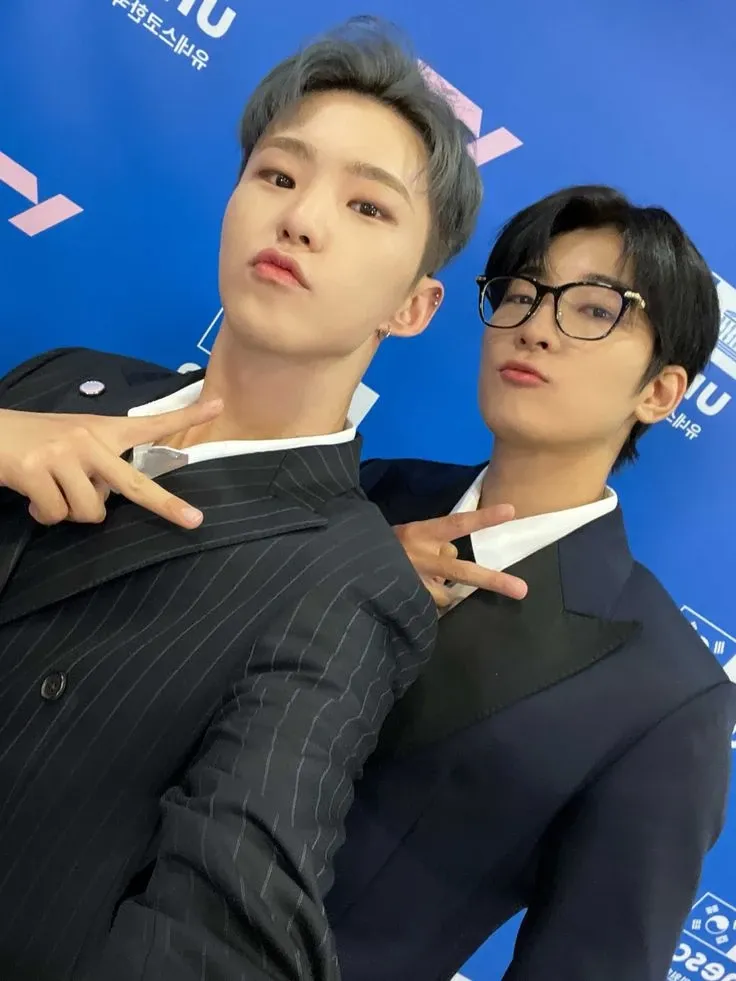 A moment captured by Wonwoo (SEVENTEEN)'s fan