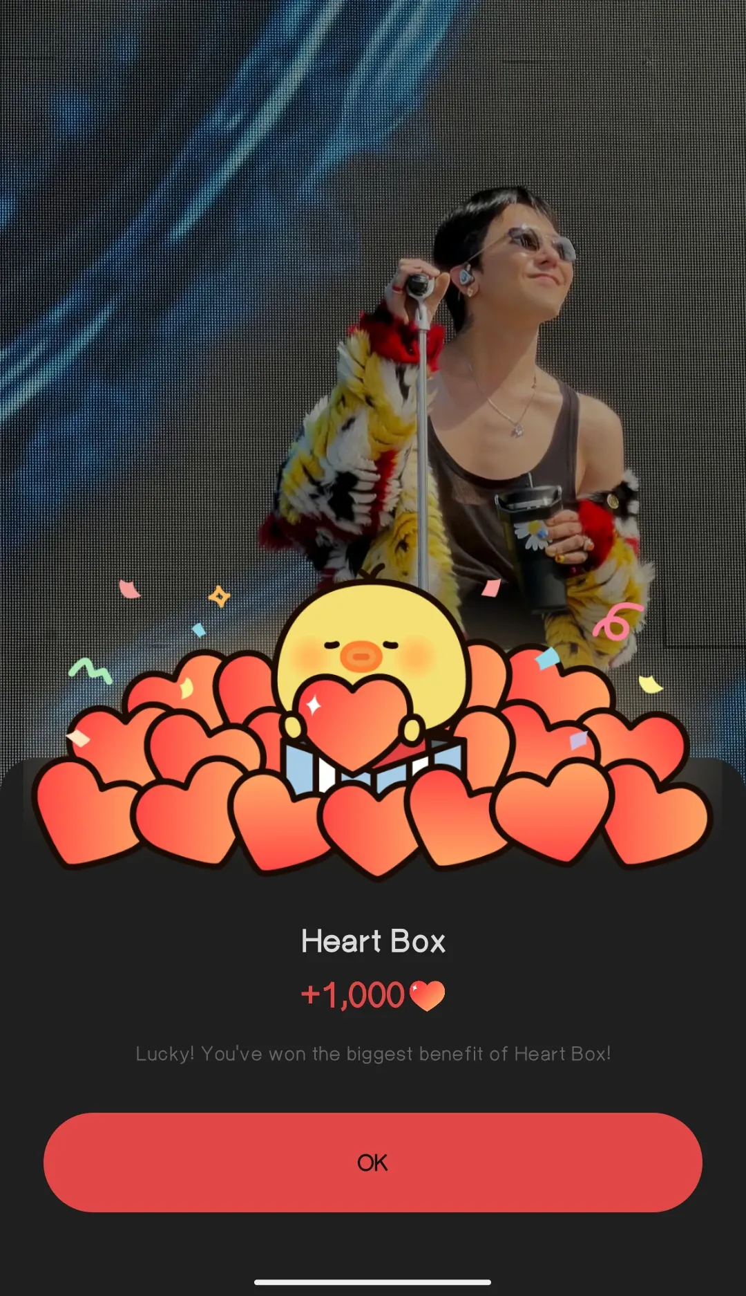 A heartfelt wallpaper shared by G-DRAGON (BIGBANG)'s fans