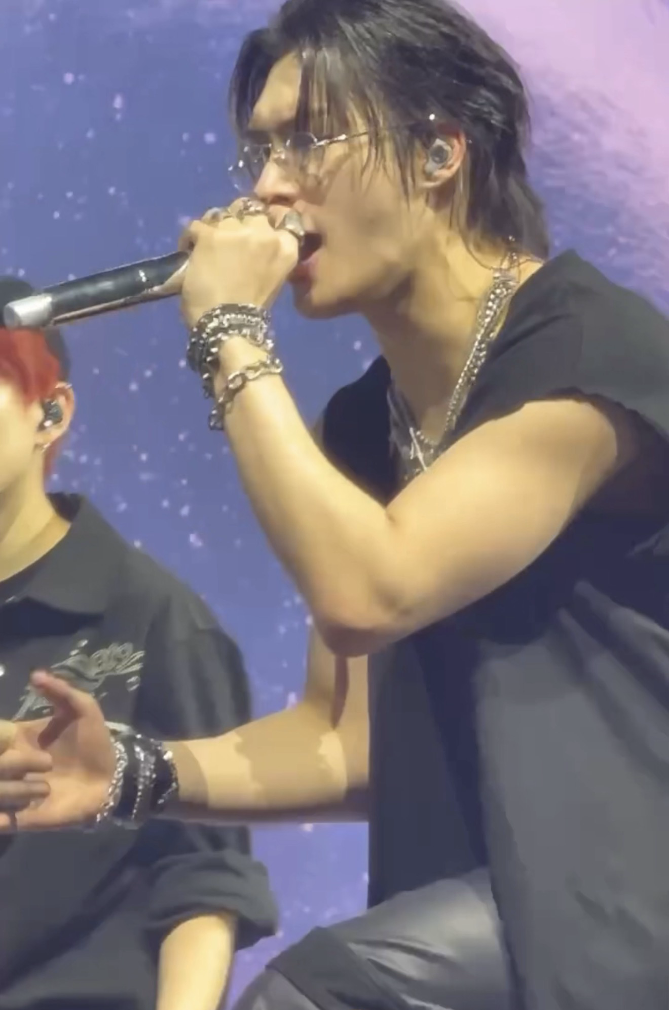 A moment captured by Mingi (ATEEZ)'s fan