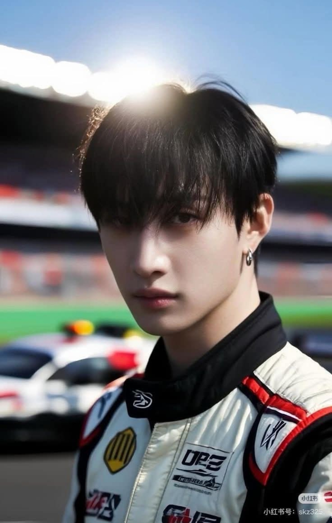 Recent activity shot of Bang Chan (Stray Kids)