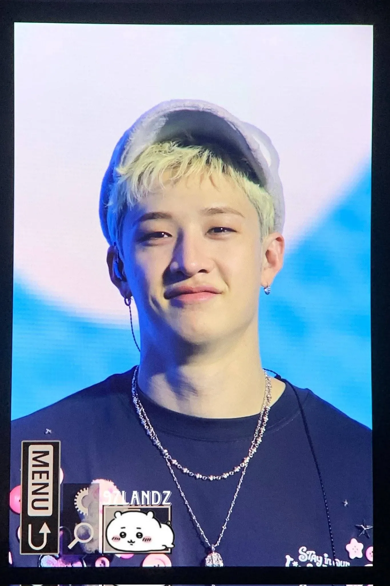 A moment captured by Stray Kids's fan