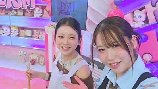 Behind-the-scenes cut of Kasahara Momona (ME:I)