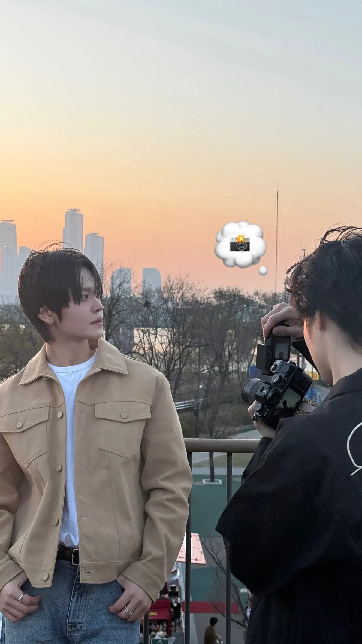 A heartfelt wallpaper shared by Hanbin (TEMPEST)'s fans