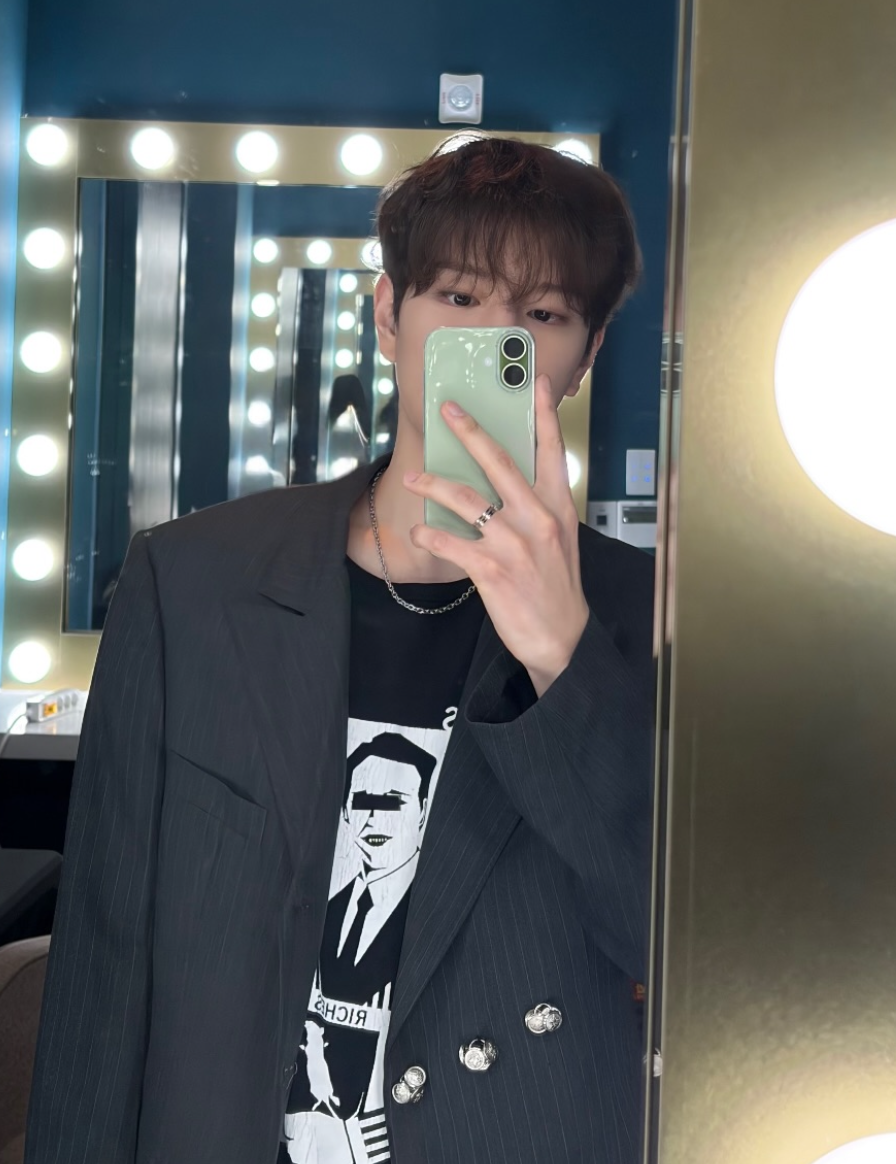 A moment captured by Seungmin (Stray Kids)'s fan