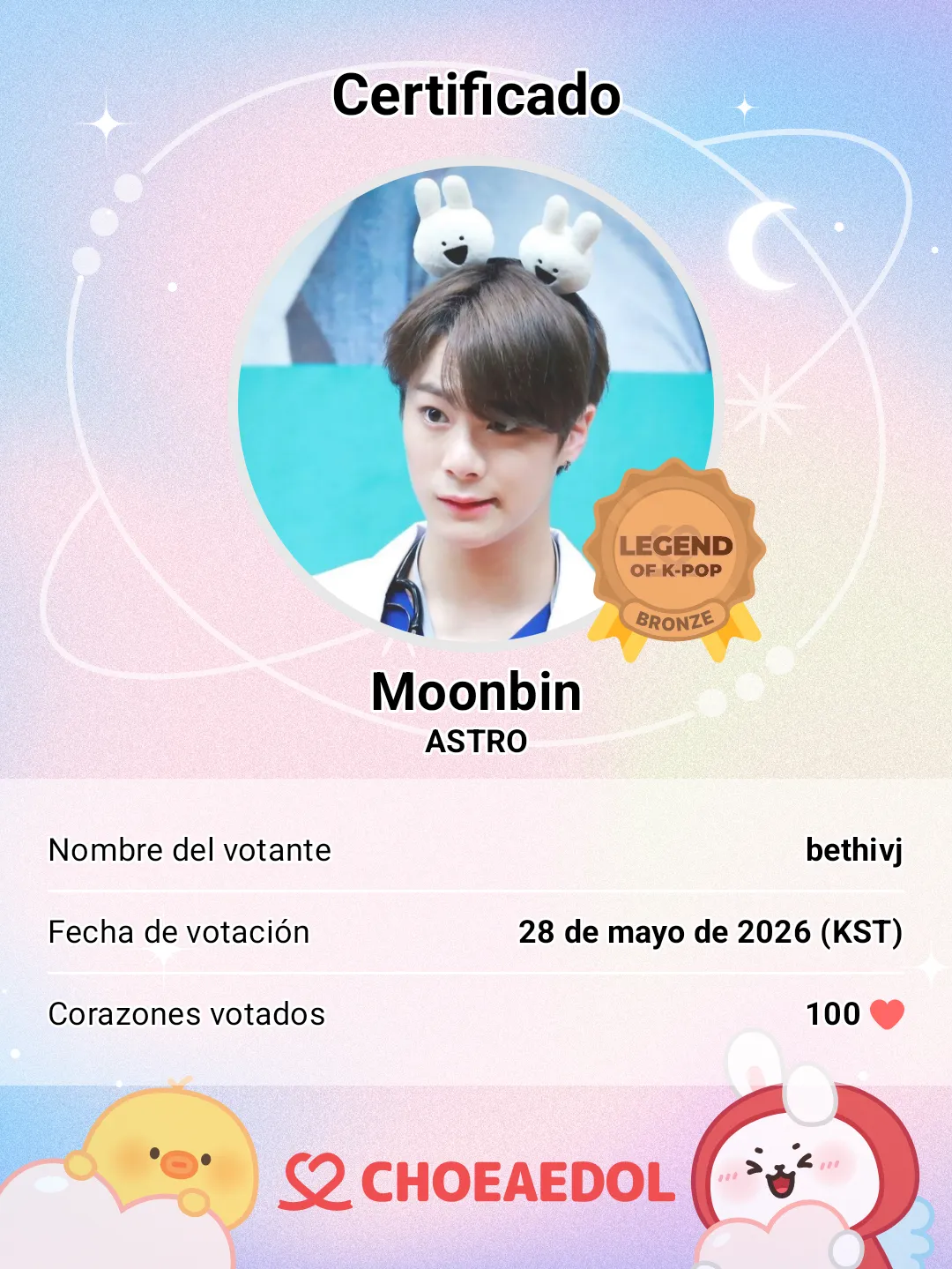 Behind-the-scenes cut of Moonbin (ASTRO)