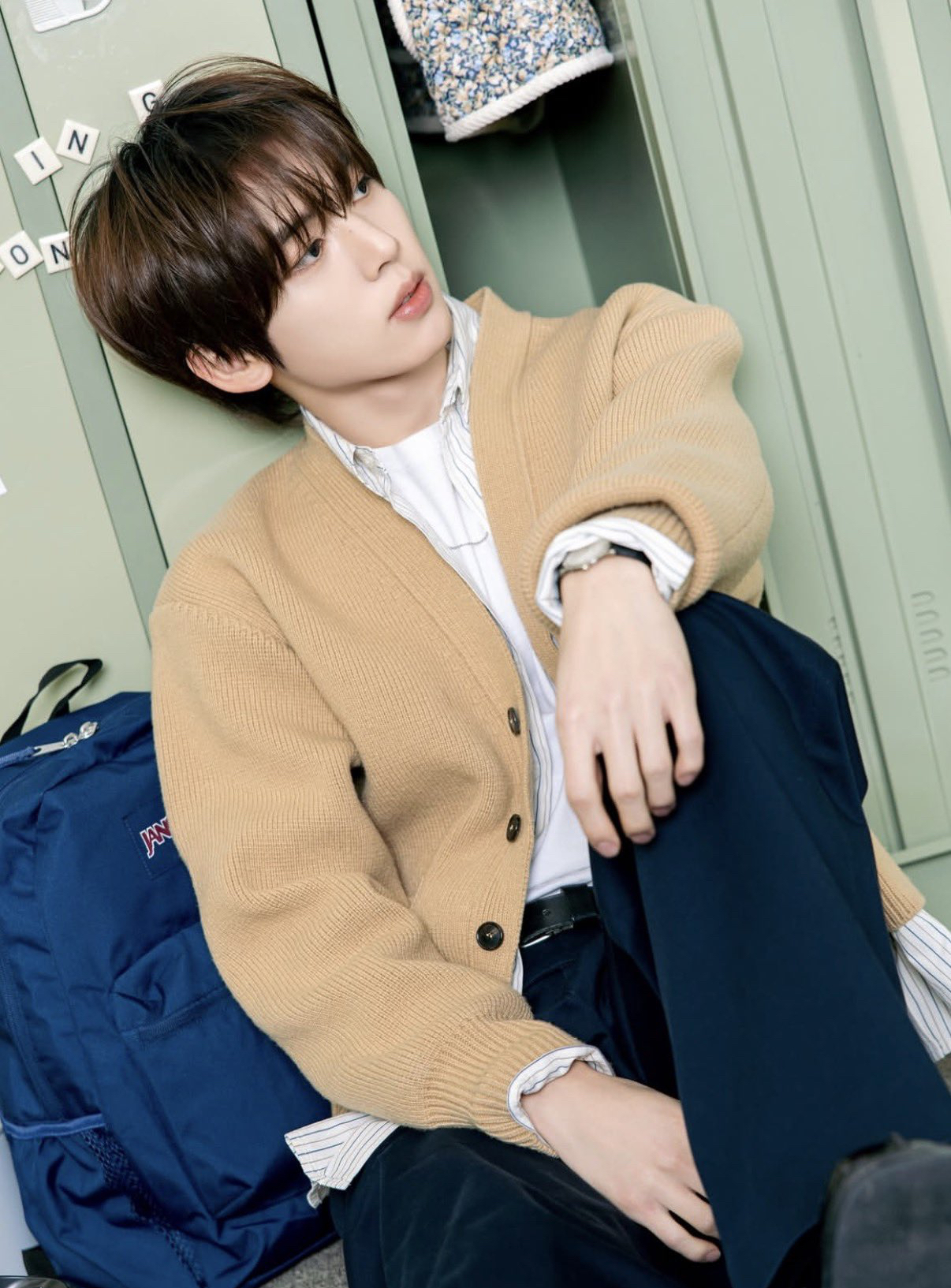 A moment captured by Han Yujin's fan