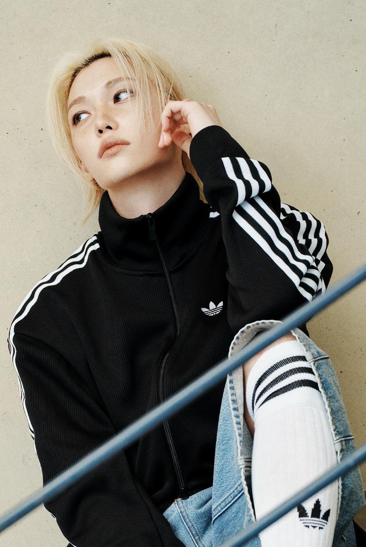 A moment captured by Felix (Stray Kids)'s fan